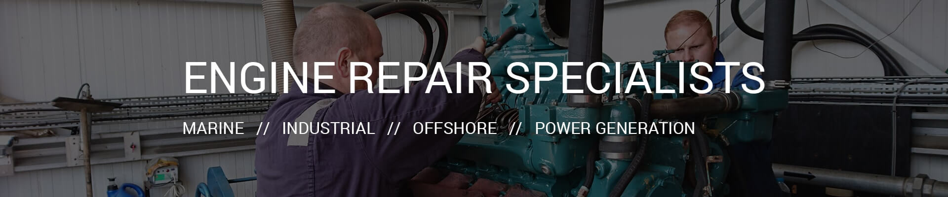 Engine Repair Specialists Banner
